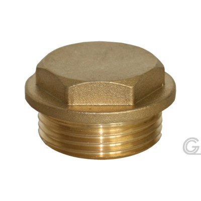 Brass plug - 3/4" 